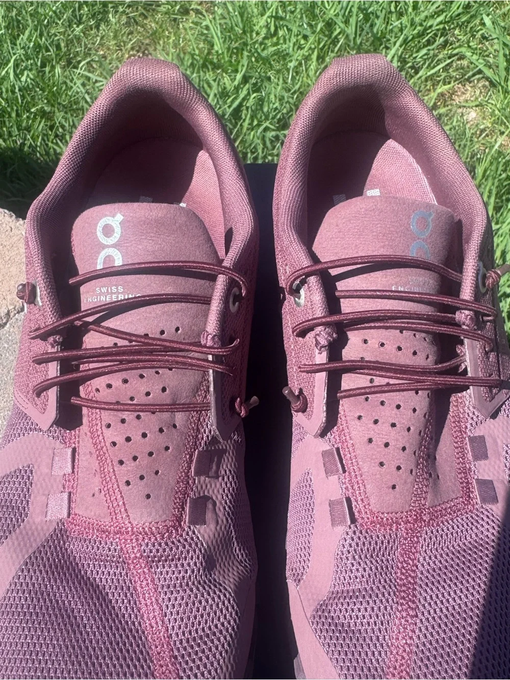 On Cloud Women's Athletic Shoes — Grape